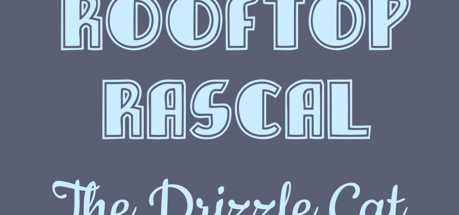 Rooftop Rascal: The Drizzle Cat