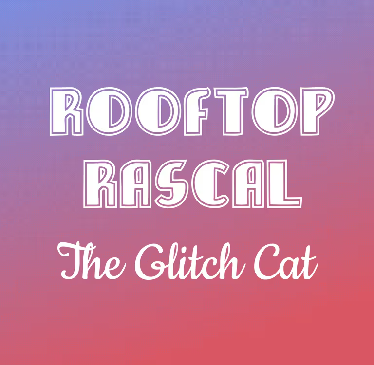 Rooftop Rascal: The Glitch Cat